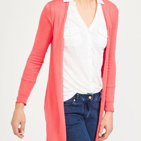 J. McLaughlin Dara 100% Cashmere Cardigan Duster Sweater - Picture 2 of 8